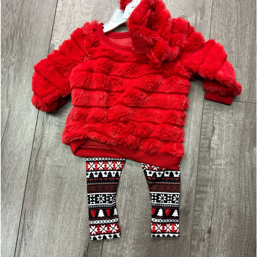 Laughing Llama 3 piece set for girls size 6 months new with tags